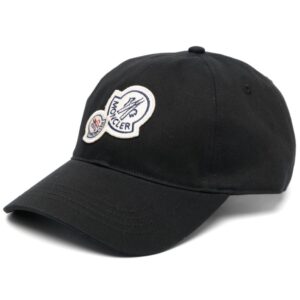 Moncler logo-patch cap