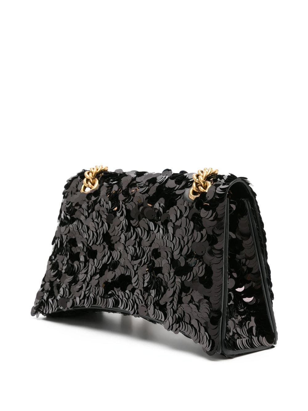 Balenciaga small Crush sequined shoulder bag - Image 3
