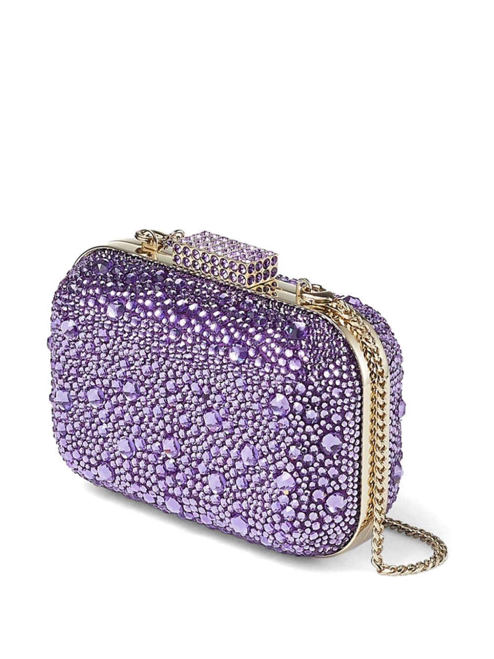 Jimmy Choo Micro Cloud crystal-embellished clutch bag - Image 4