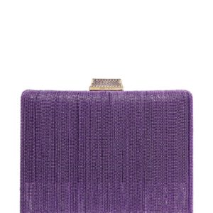 Jimmy Choo Clemmie fringed clutch bag