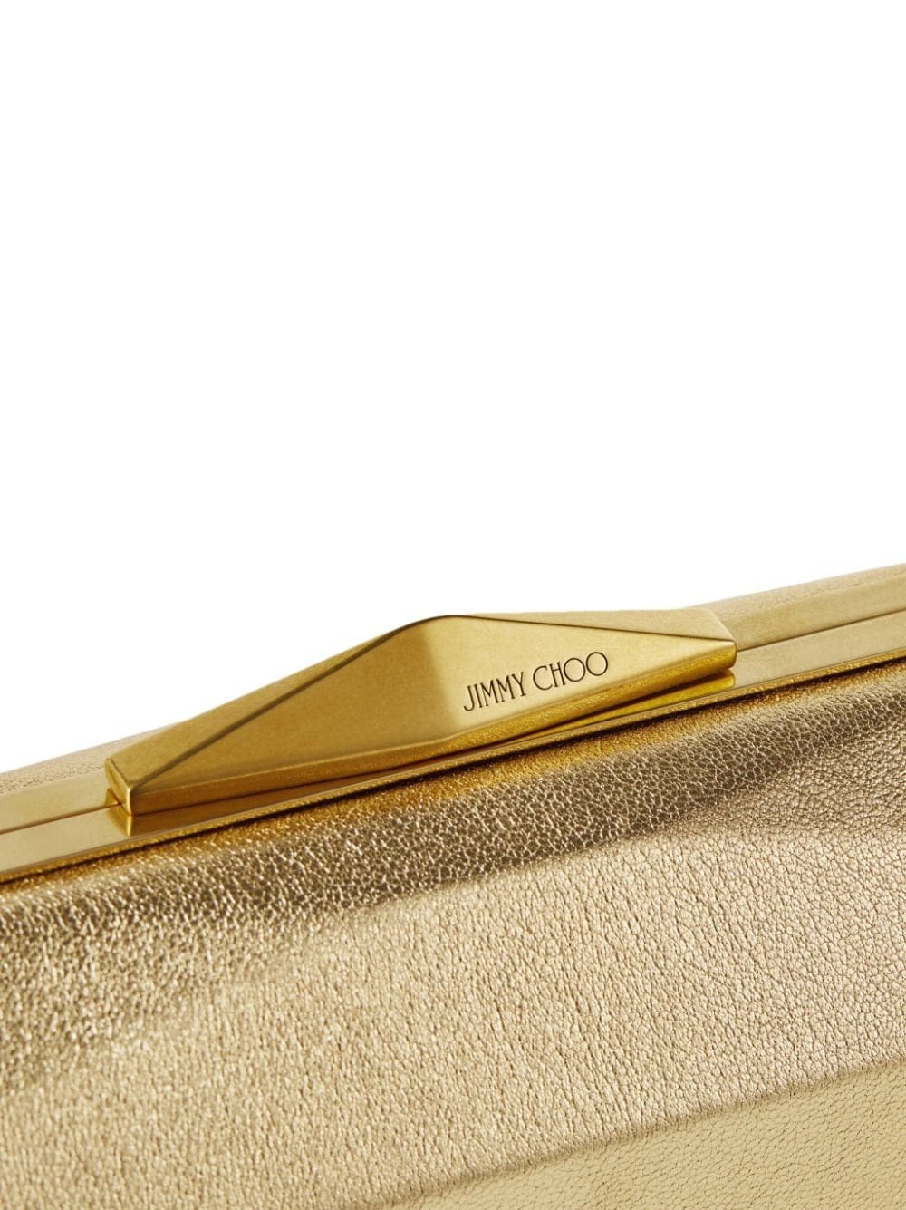Jimmy Choo Diamond Box metallic-finish clutch bag - Image 5