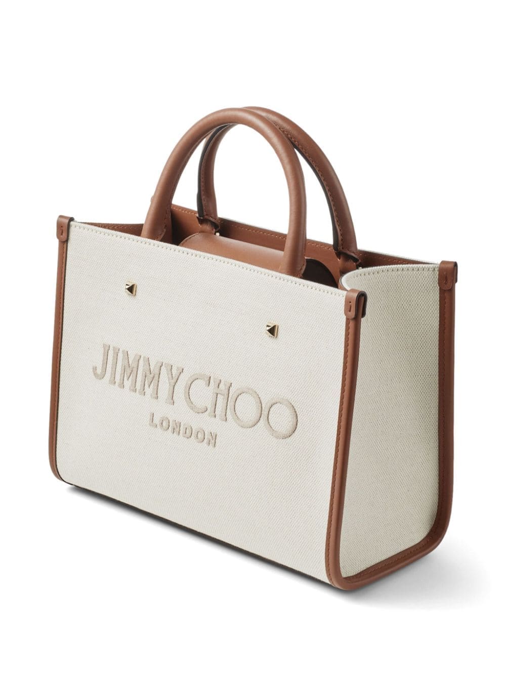 Jimmy Choo small Avenue canvas tote bag - Image 5