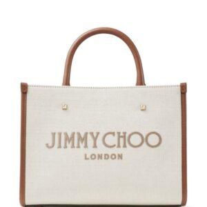 Jimmy Choo small Avenue canvas tote bag