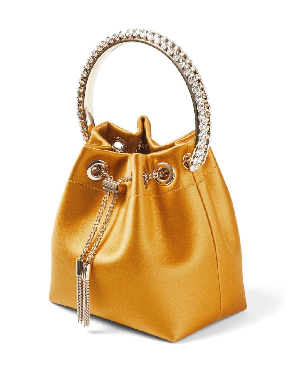 Jimmy Choo Bon Bon crystal-embellished bucket bag - Image 5
