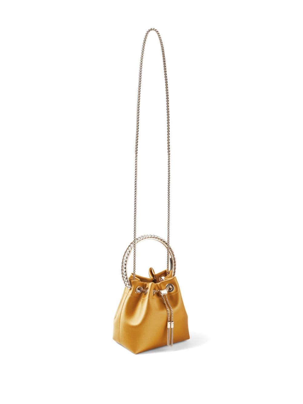Jimmy Choo Bon Bon crystal-embellished bucket bag - Image 4