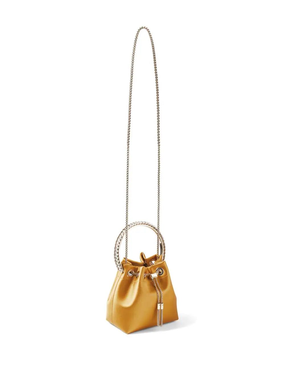 Jimmy Choo Bon Bon crystal-embellished bucket bag - Image 5