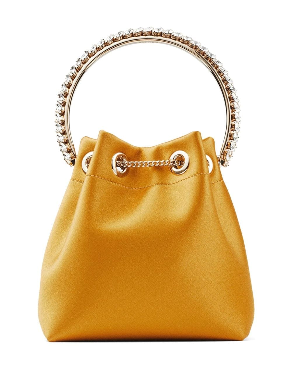 Jimmy Choo Bon Bon crystal-embellished bucket bag - Image 3