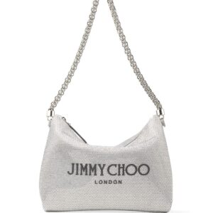 Jimmy Choo Callie crystal-embellished shoulder bag