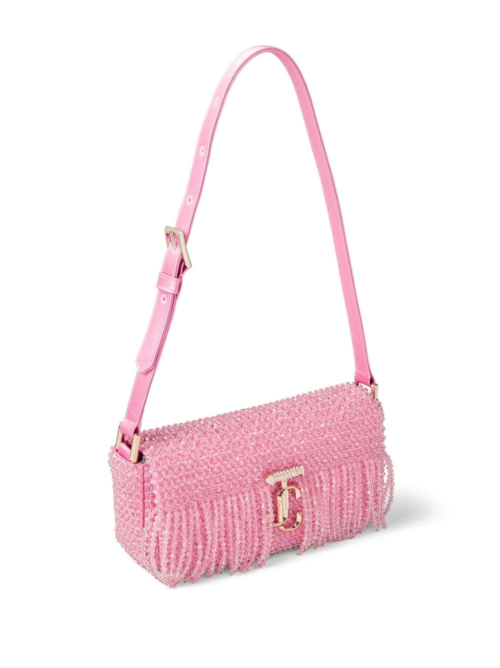 Jimmy Choo mini Avenue fringe-embellished shoulder bag - Image 4