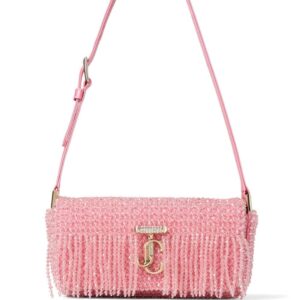 Jimmy Choo mini Avenue fringe-embellished shoulder bag