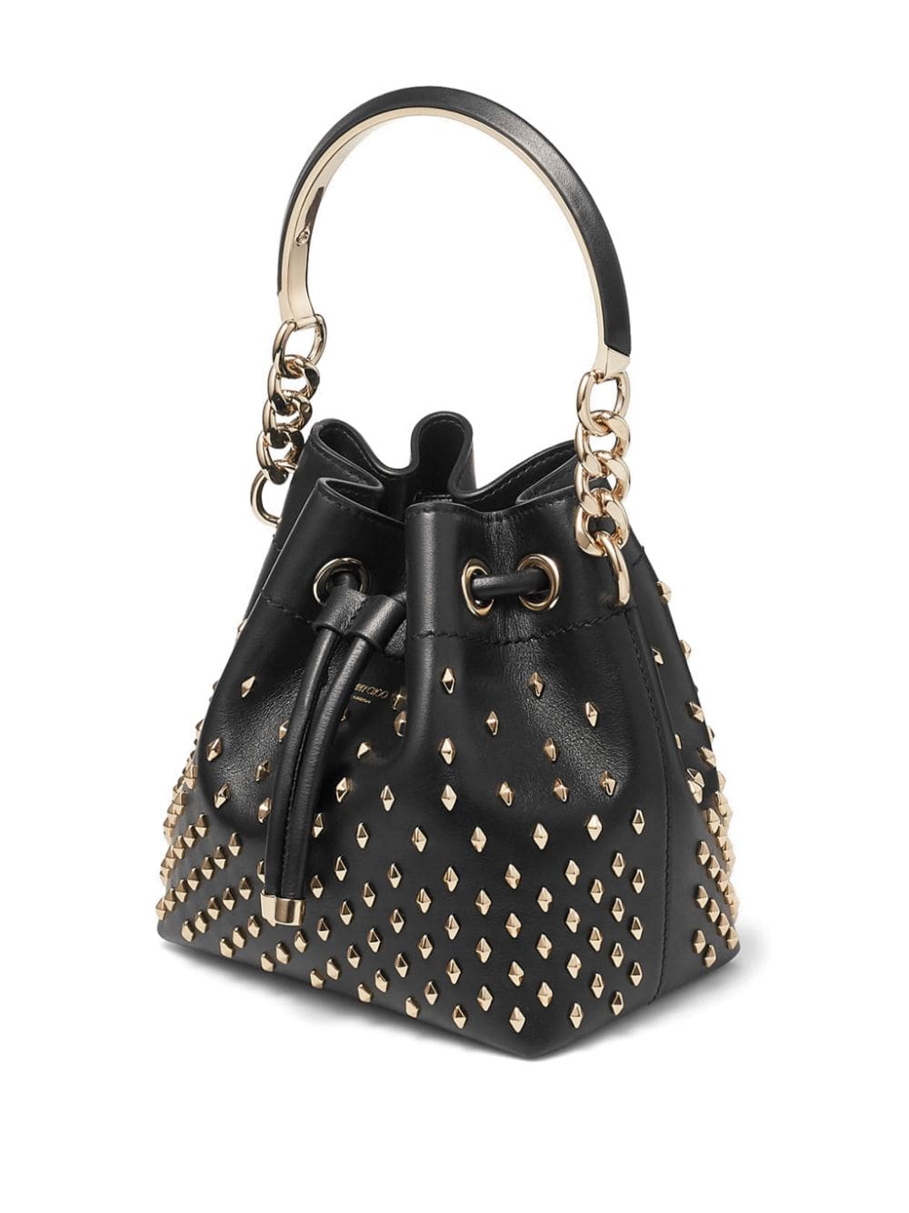 Jimmy Choo Bon Bon stud-embellished bucket bag - Image 4