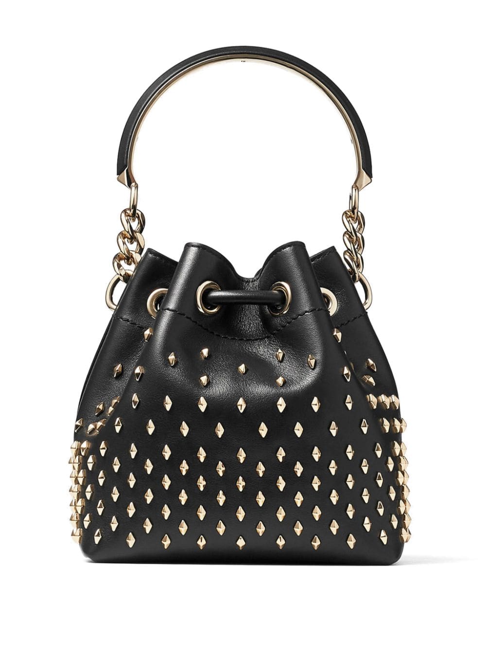 Jimmy Choo Bon Bon stud-embellished bucket bag - Image 3