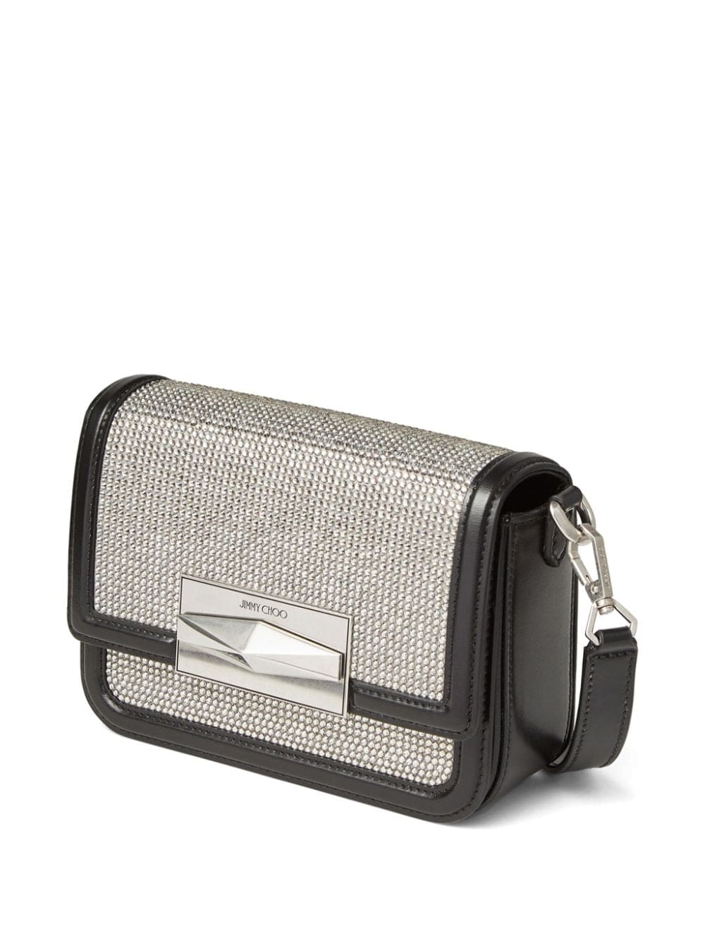 Jimmy Choo Diamond crystal-embellished crossbody bag - Image 4