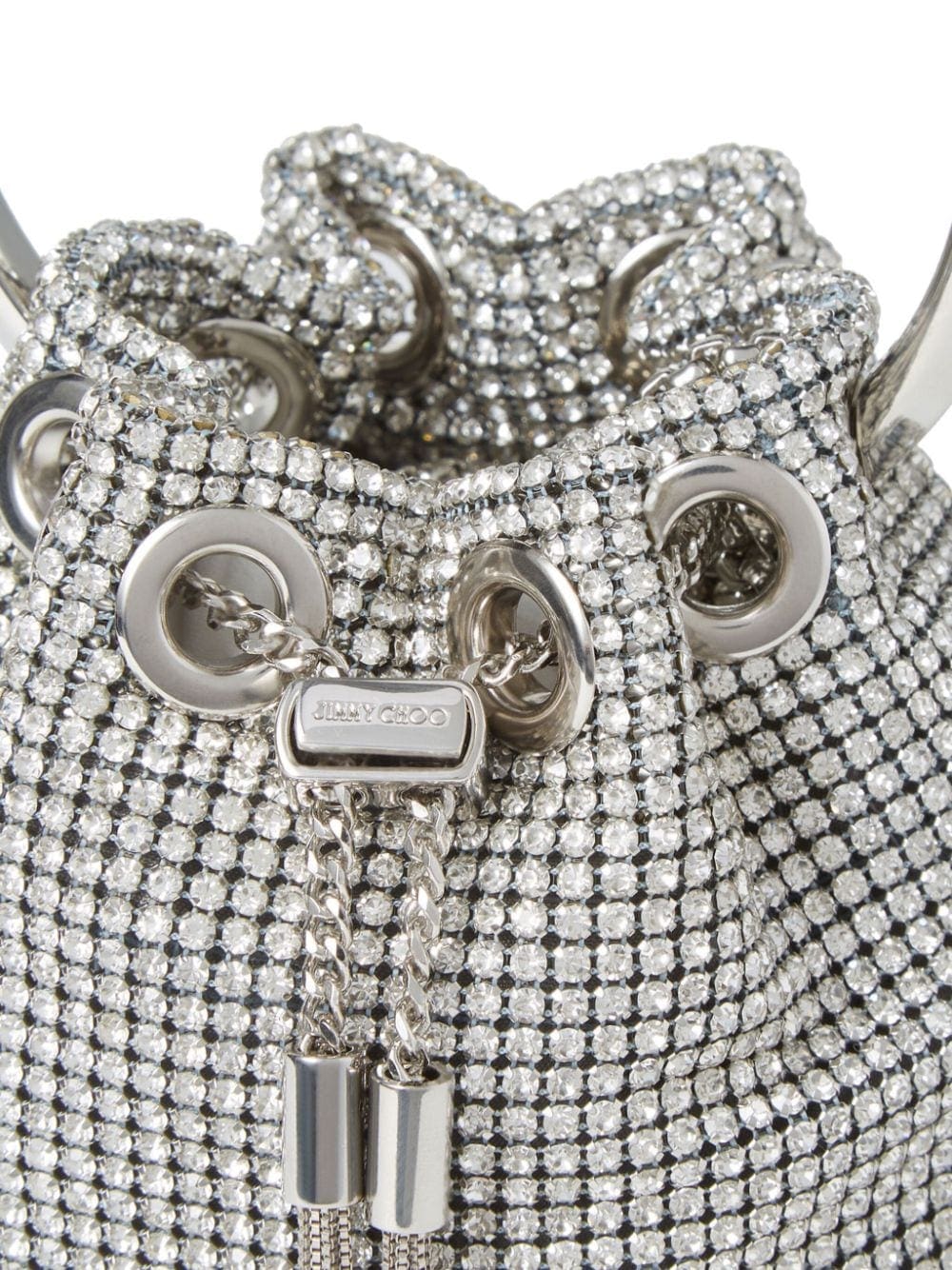 Jimmy Choo Bon Bon crystal-embellished mini bag - Image 5