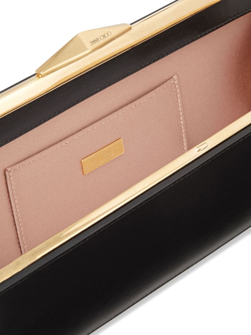 Jimmy Choo Diamond Cocktail leather clutch bag - Image 5