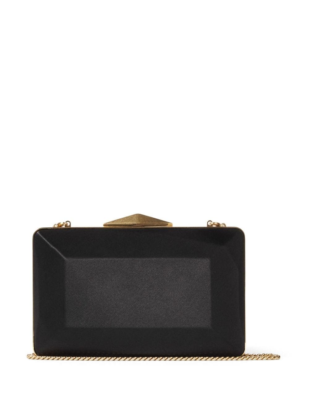 Jimmy Choo Diamond Box satin-finish clutch bag - Image 3
