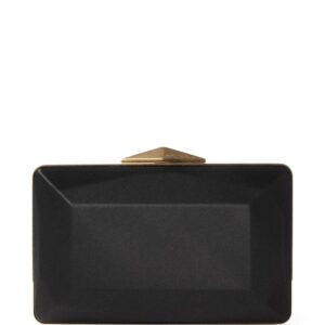 Jimmy Choo Diamond Box satin-finish clutch bag