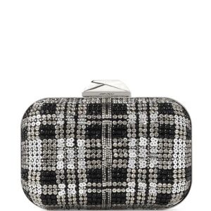 Jimmy Choo Micro Cloud sequin-embellished clutch