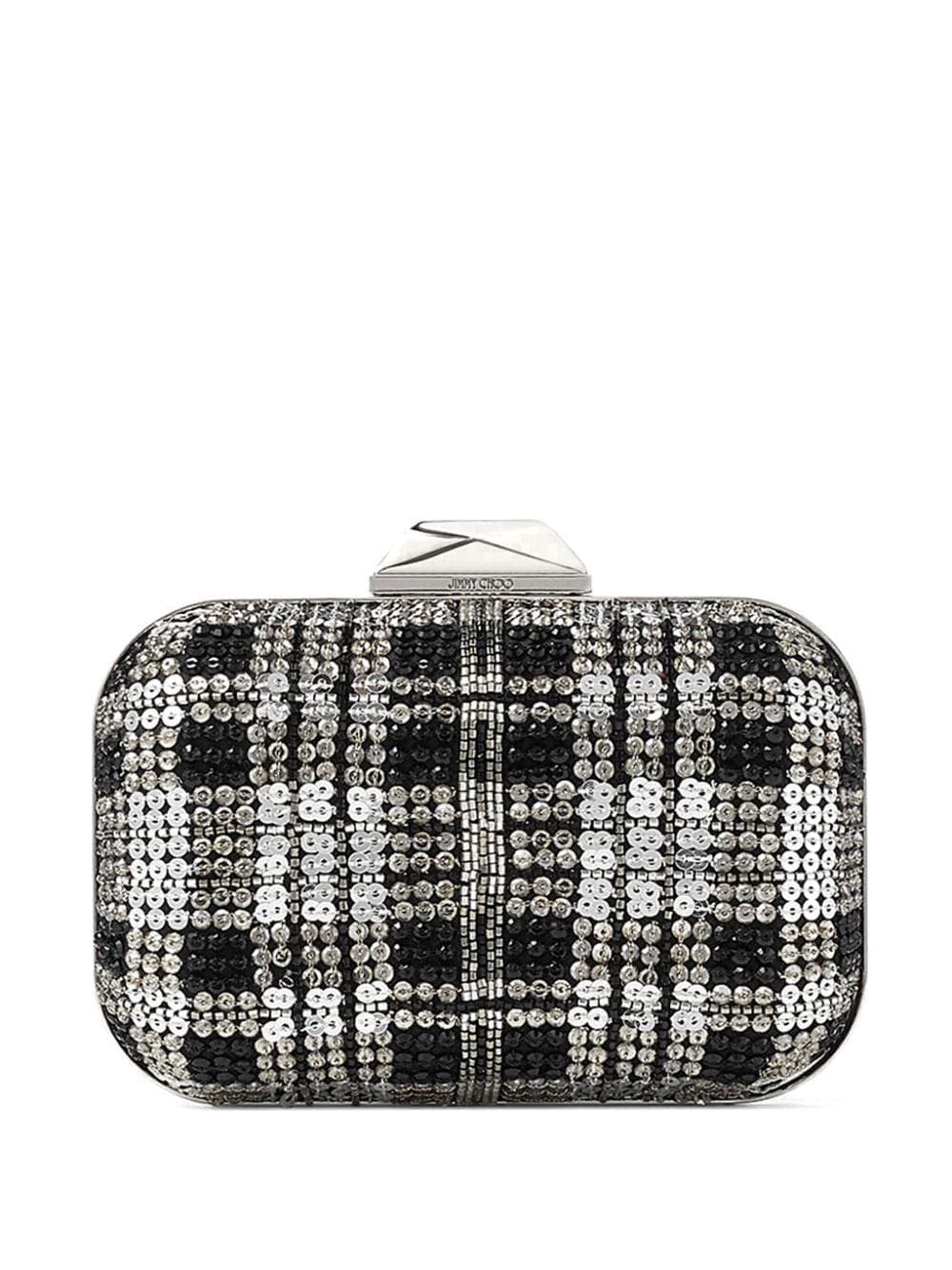 Jimmy Choo Micro Cloud sequin-embellished clutch