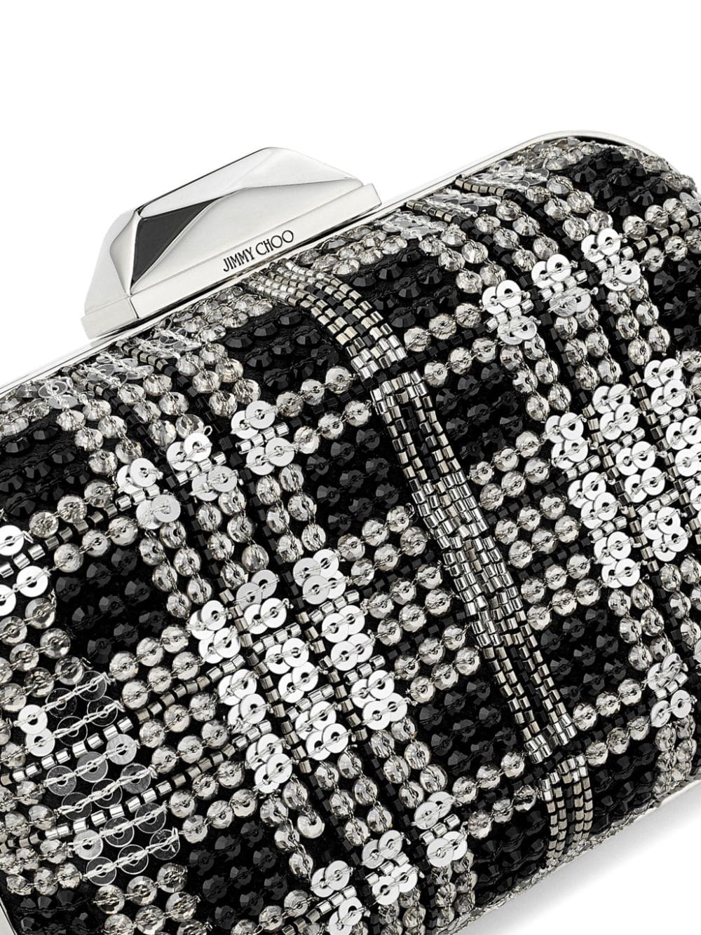 Jimmy Choo Micro Cloud sequin-embellished clutch - Image 5