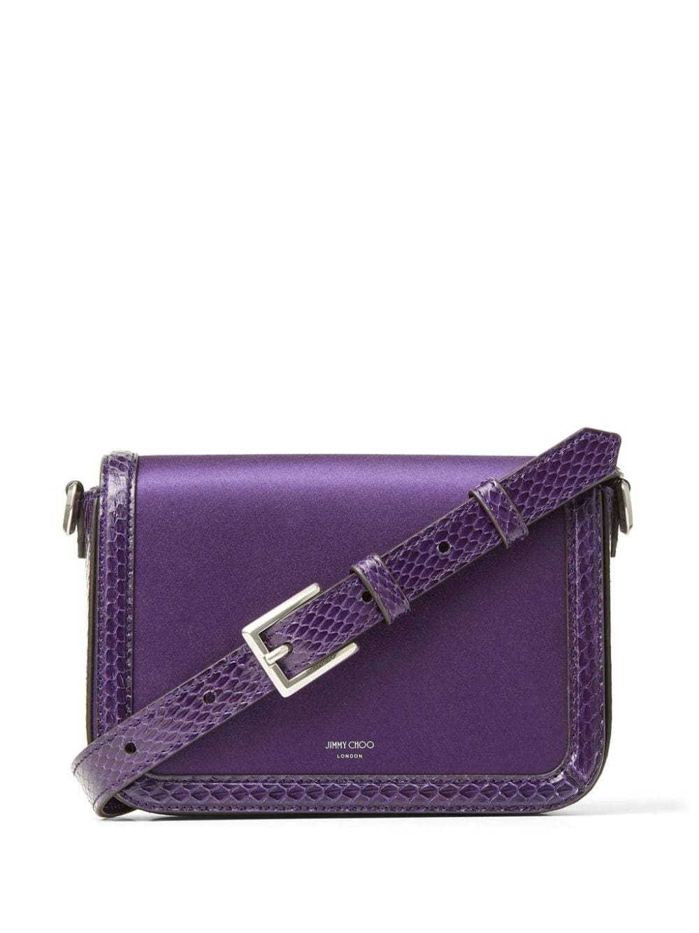 Jimmy Choo Diamond satin-finish crossbody bag - Image 3