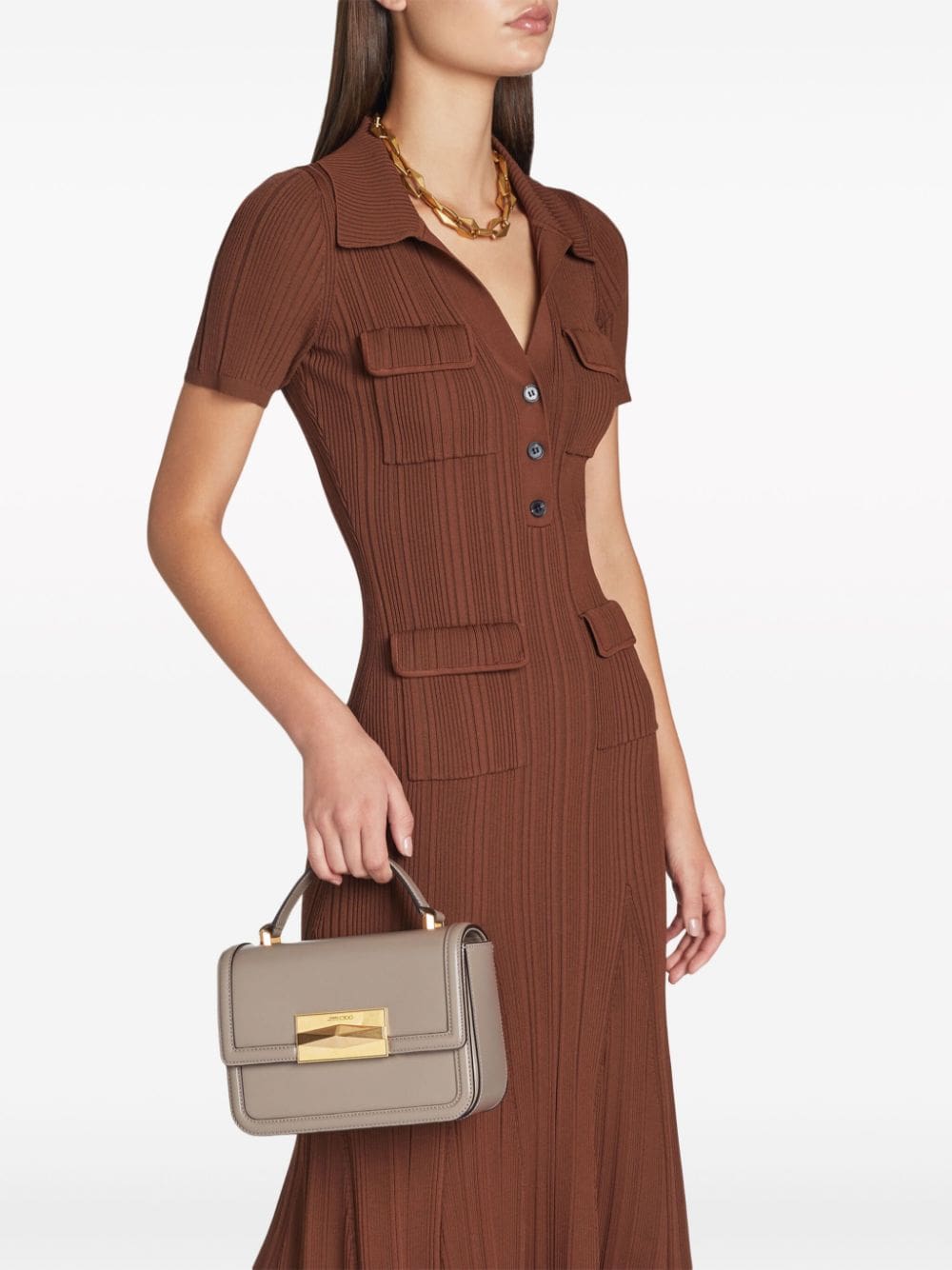 Jimmy Choo Diamond leather tote bag - Image 2