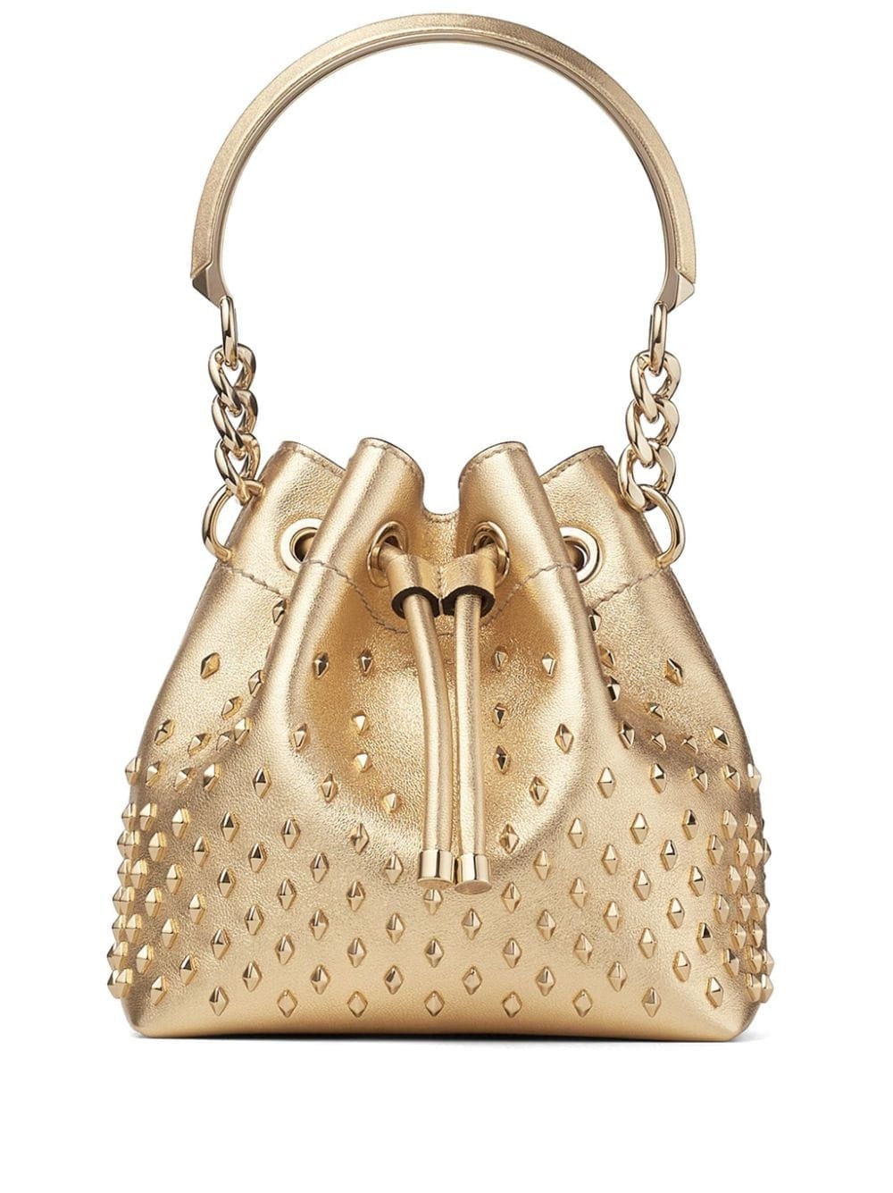 Jimmy Choo Bon Bon Bucket stud-embellishment bag