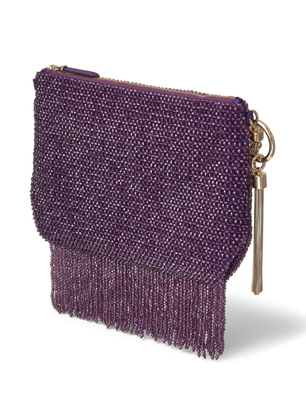 Jimmy Choo Callie beaded satin shoulder bag - Image 5