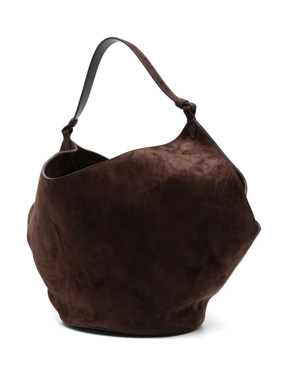 KHAITE Lotus medium suede tote bag - Image 3