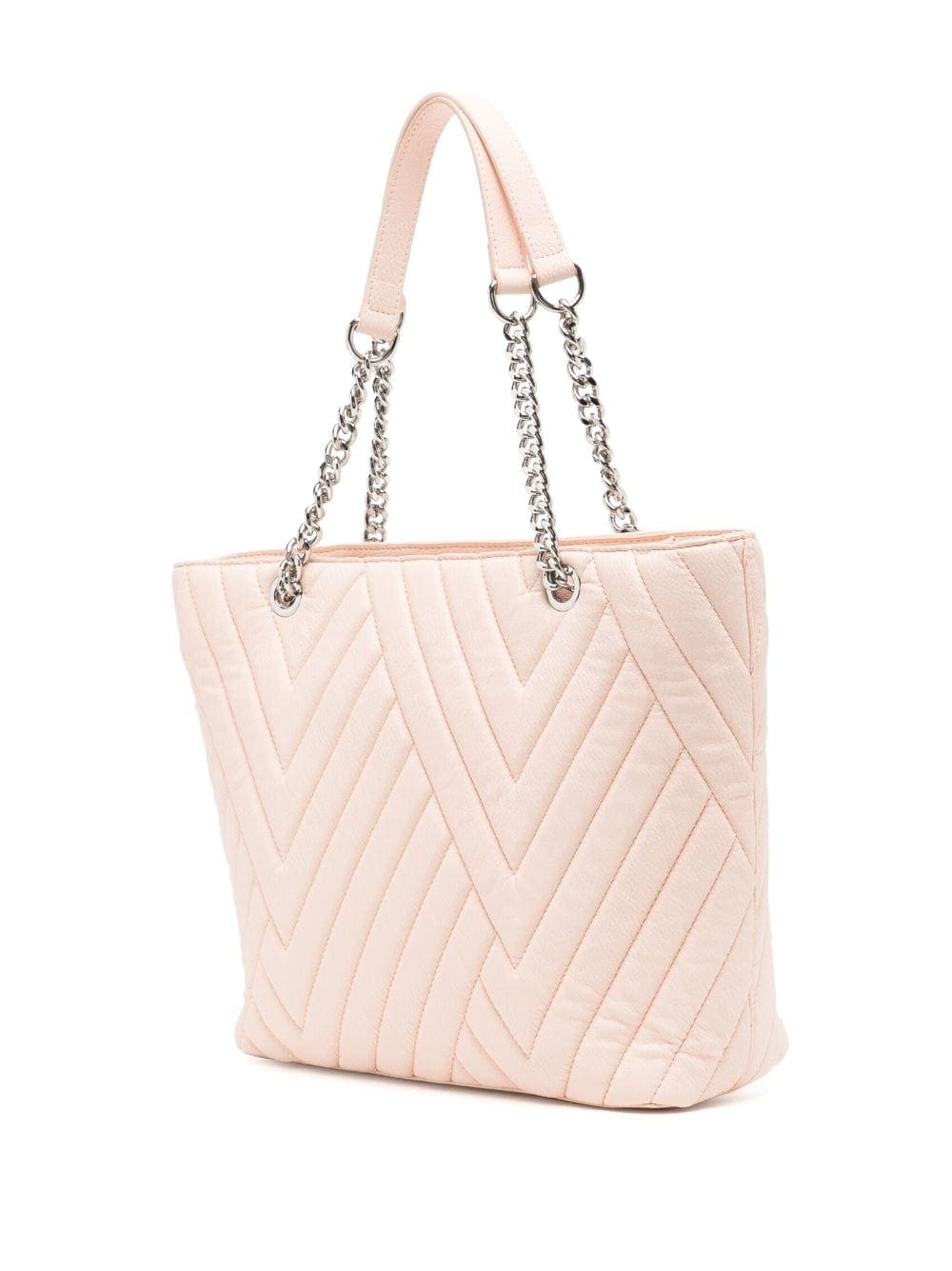 Armani Exchange matelassé-effect logo-plaque bag - Image 3