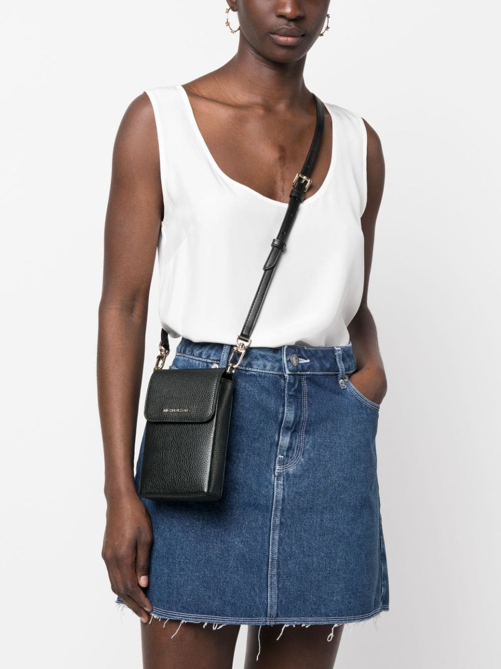 Michael Michael Kors logo-plaque leather cross-body bag - Image 2