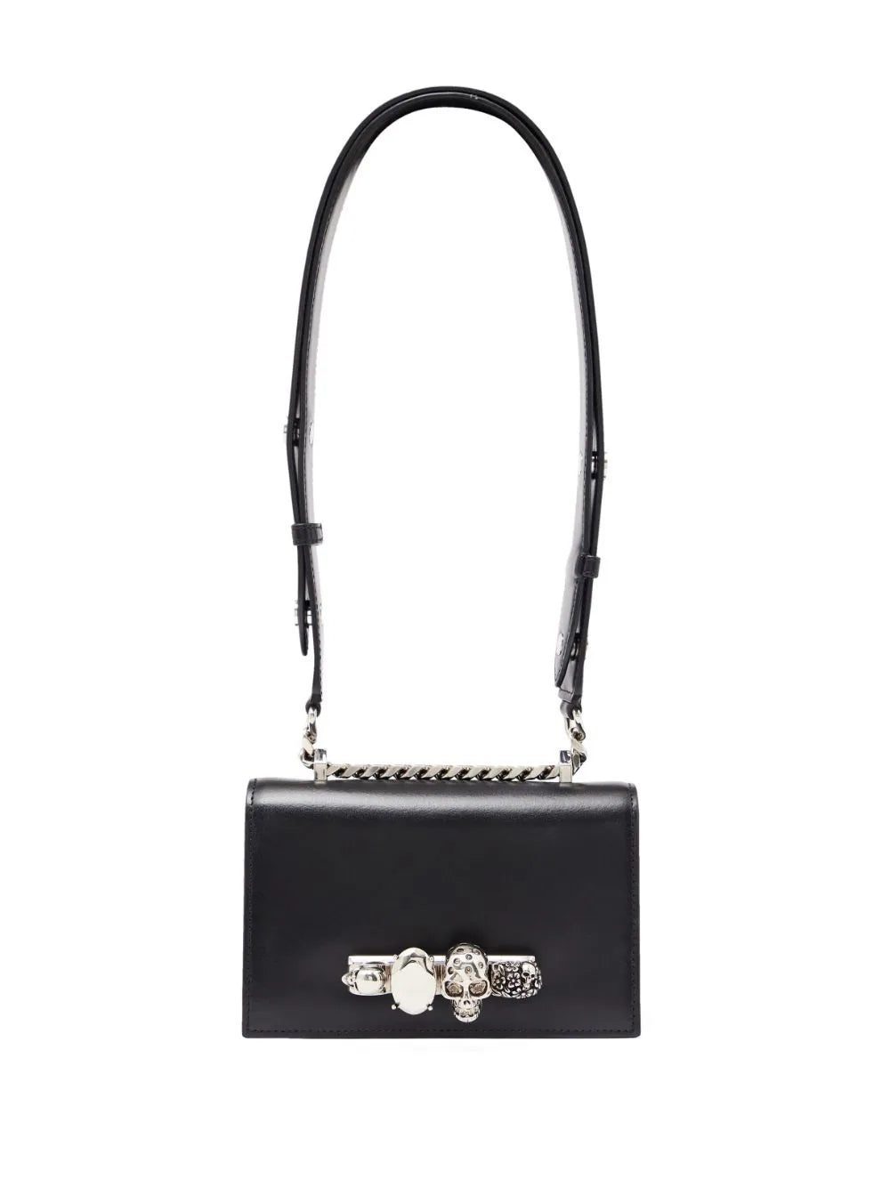 Alexander McQueen skull-motif leather shoulder bag - Image 4