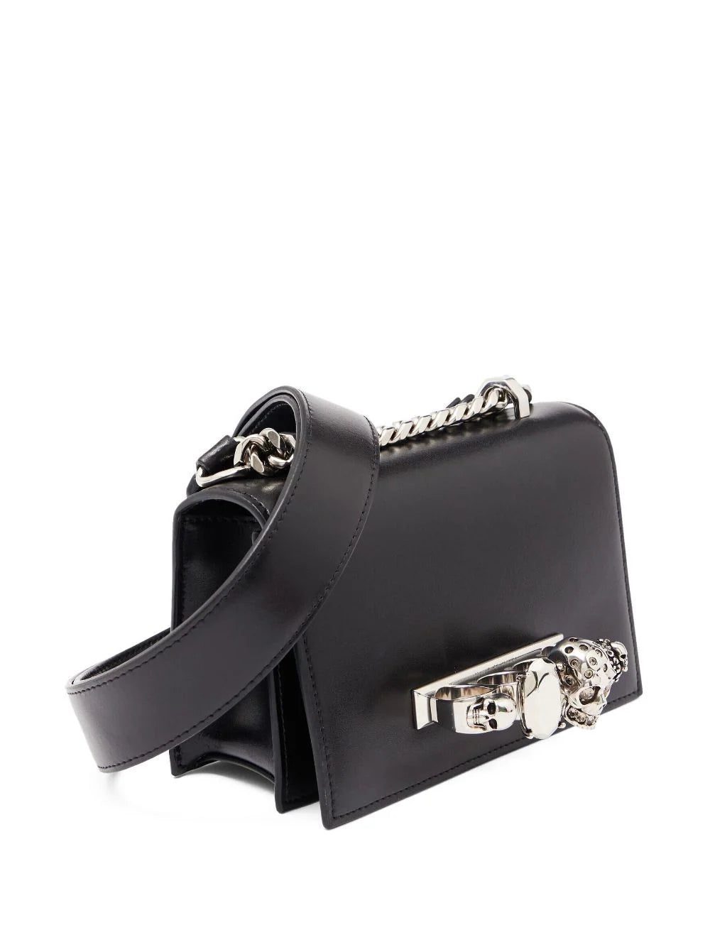 Alexander McQueen skull-motif leather shoulder bag - Image 3
