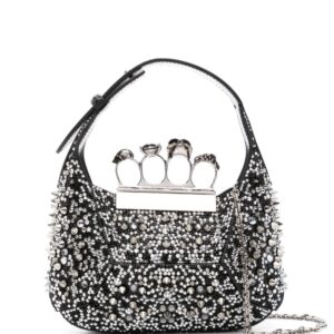 Alexander McQueen mini Jewelled Hobo bag