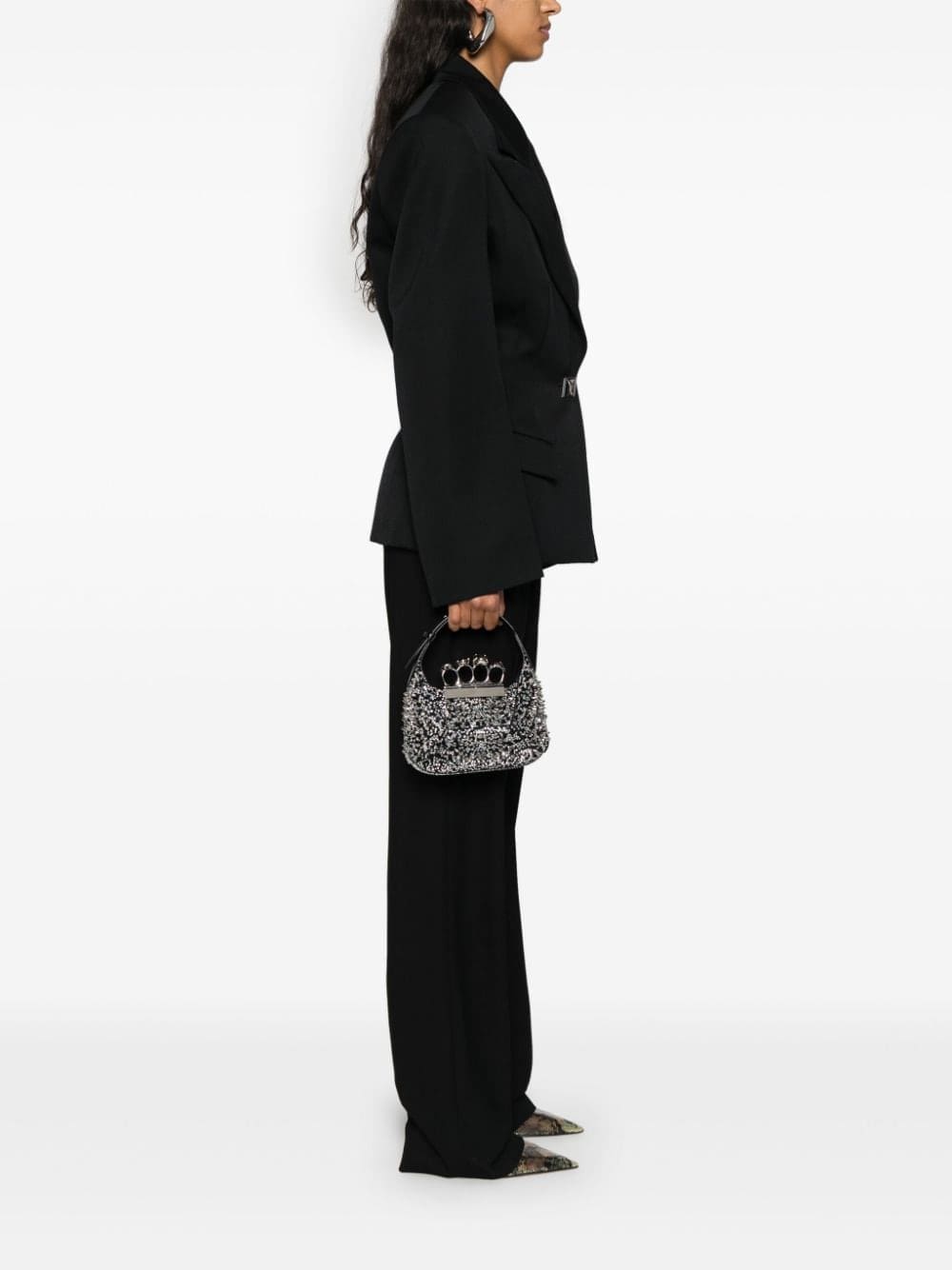 Alexander McQueen mini Jewelled Hobo bag - Image 2