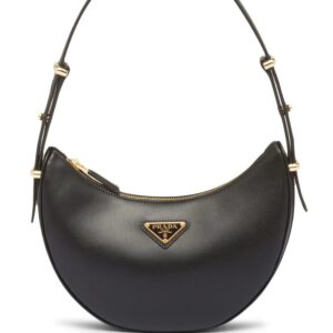Prada logo-plaque shoulder bag
