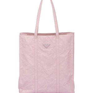 Prada medium crinkled tote bag