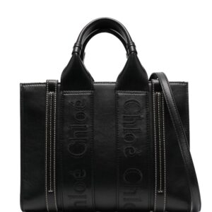 Chloé Small Woody leather tote bag