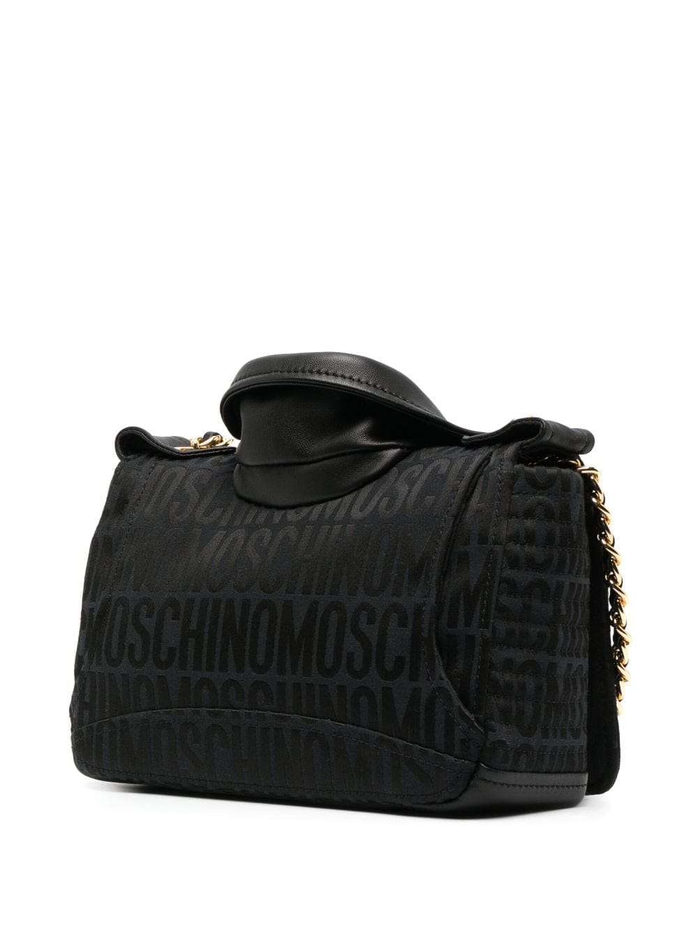Moschino Biker logo-jacquard shoulder bag - Image 3