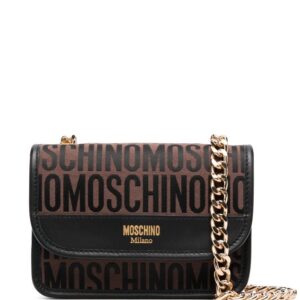 Moschino monogram-print crossbody bag
