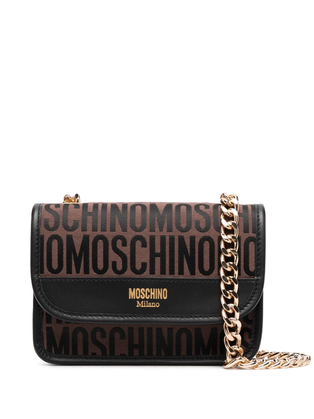 Moschino monogram-print crossbody bag