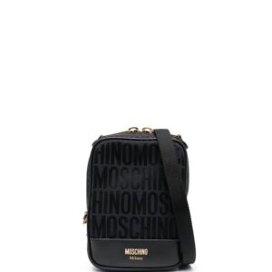 Moschino logo-print crossbody bag