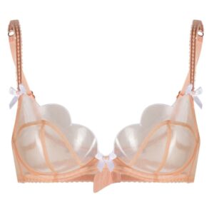 Agent Provocateur  scallop-edge full-cup bra