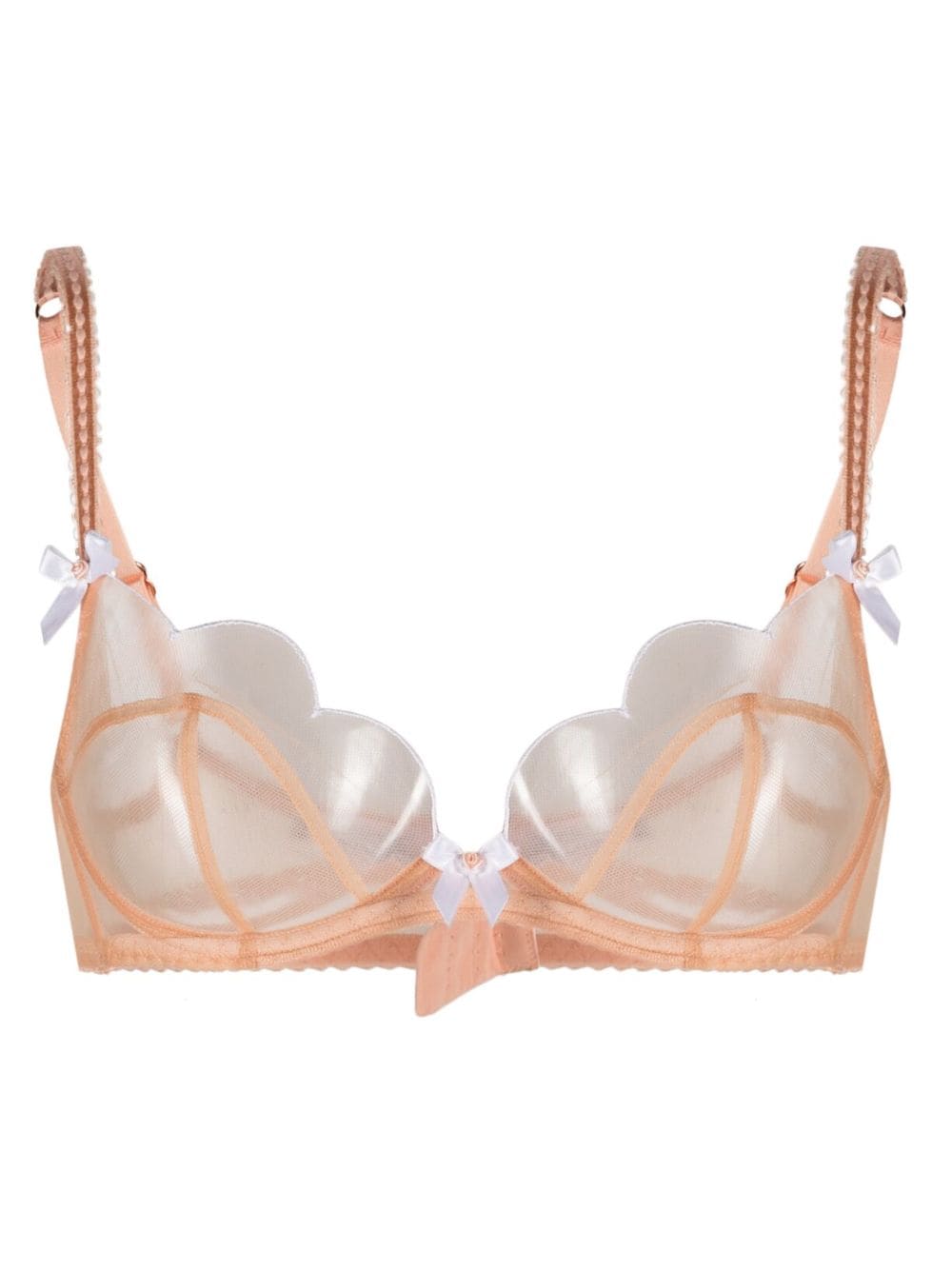 Agent Provocateur scallop-edge full-cup bra