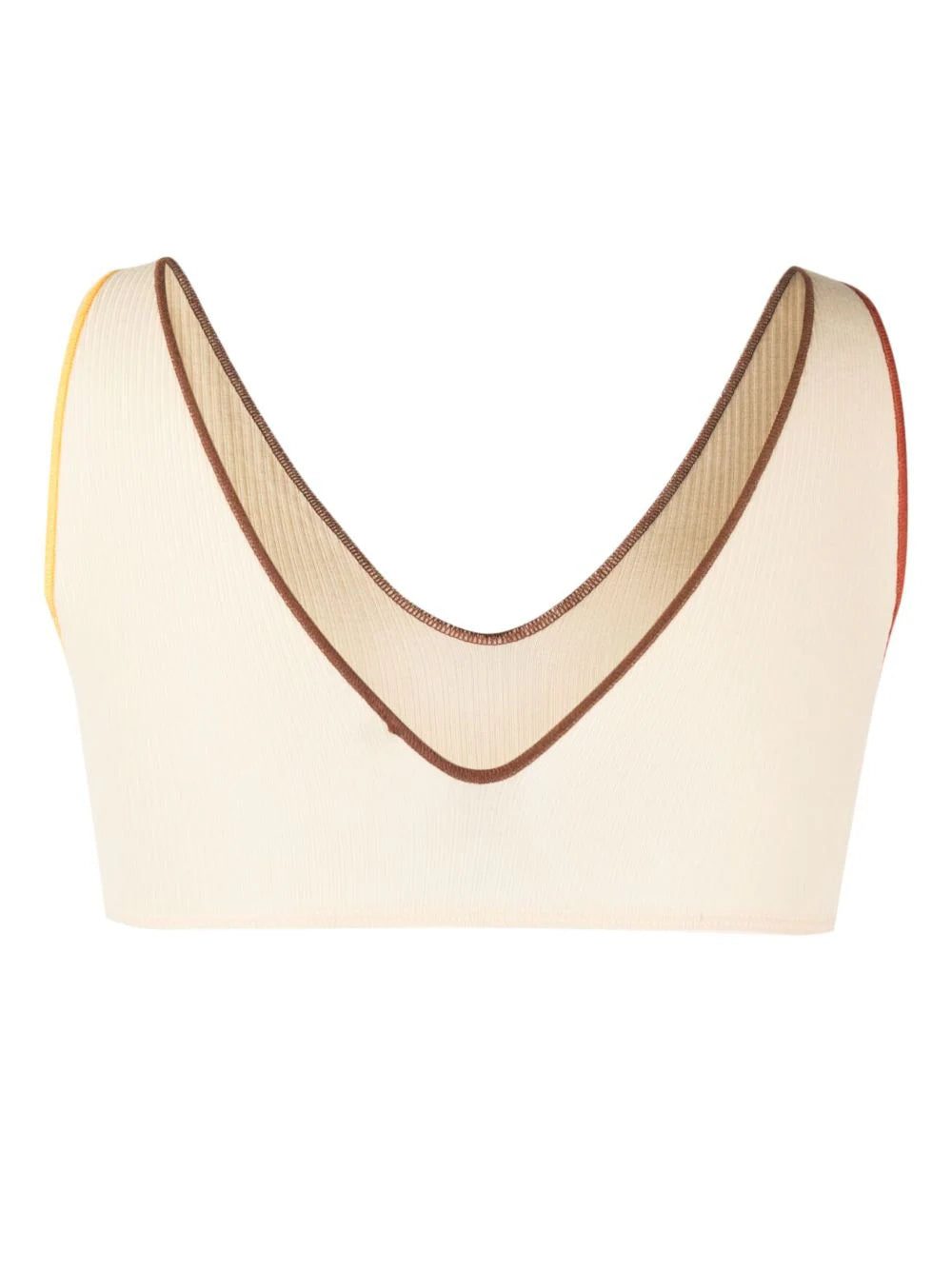 Baserange Pam ribbed organic-cotton bra - Image 2