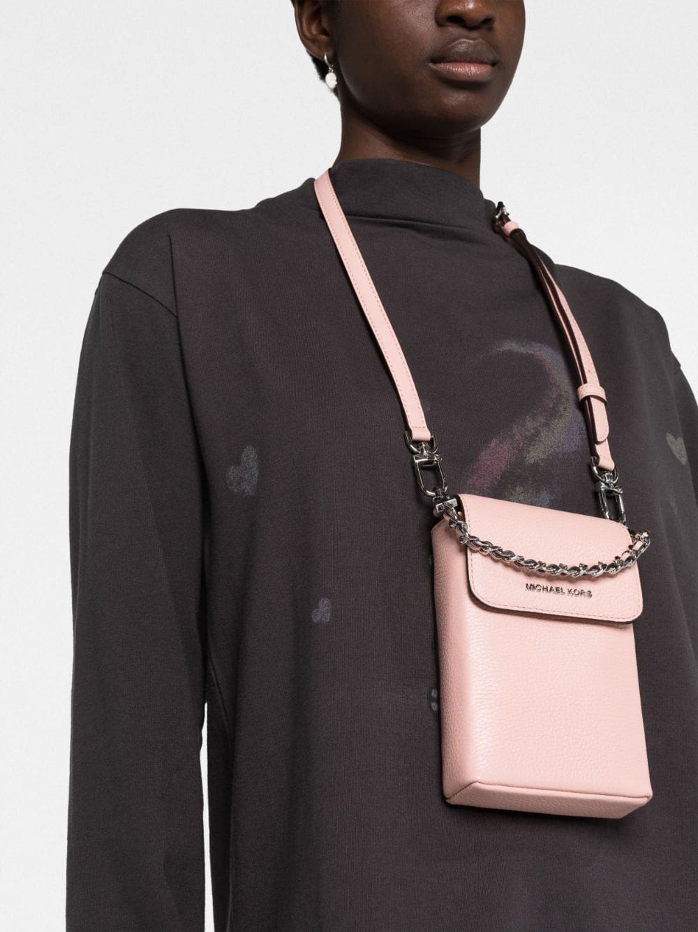 Michael Michael Kors logo-plaque leather crossbody bag - Image 3