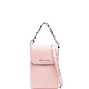 Michael Michael Kors logo-plaque leather crossbody bag