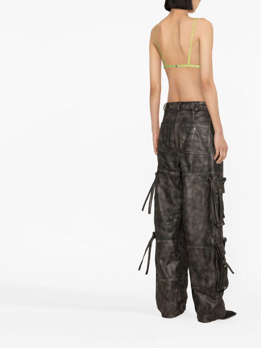 Nuè rhinestone-embellished triangle bra top - Image 3