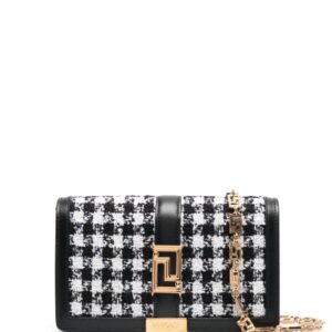Versace Greca Goddess tweed mini bag