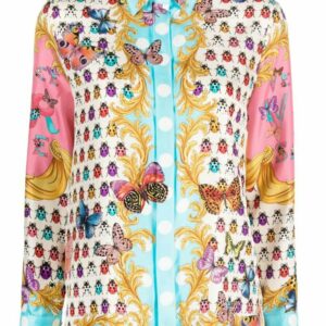 Versace  Butterflies silk shirt